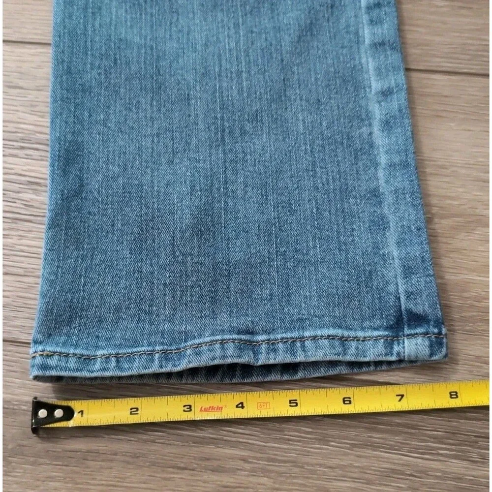 WRANGLER MEN'S BLUE JEANS Premium Quality Straight Fit Stretch Sz  30X30 GUC